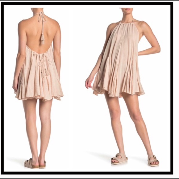 Free People Catching Rays Boho Backless mini dress - Picture 6 of 8